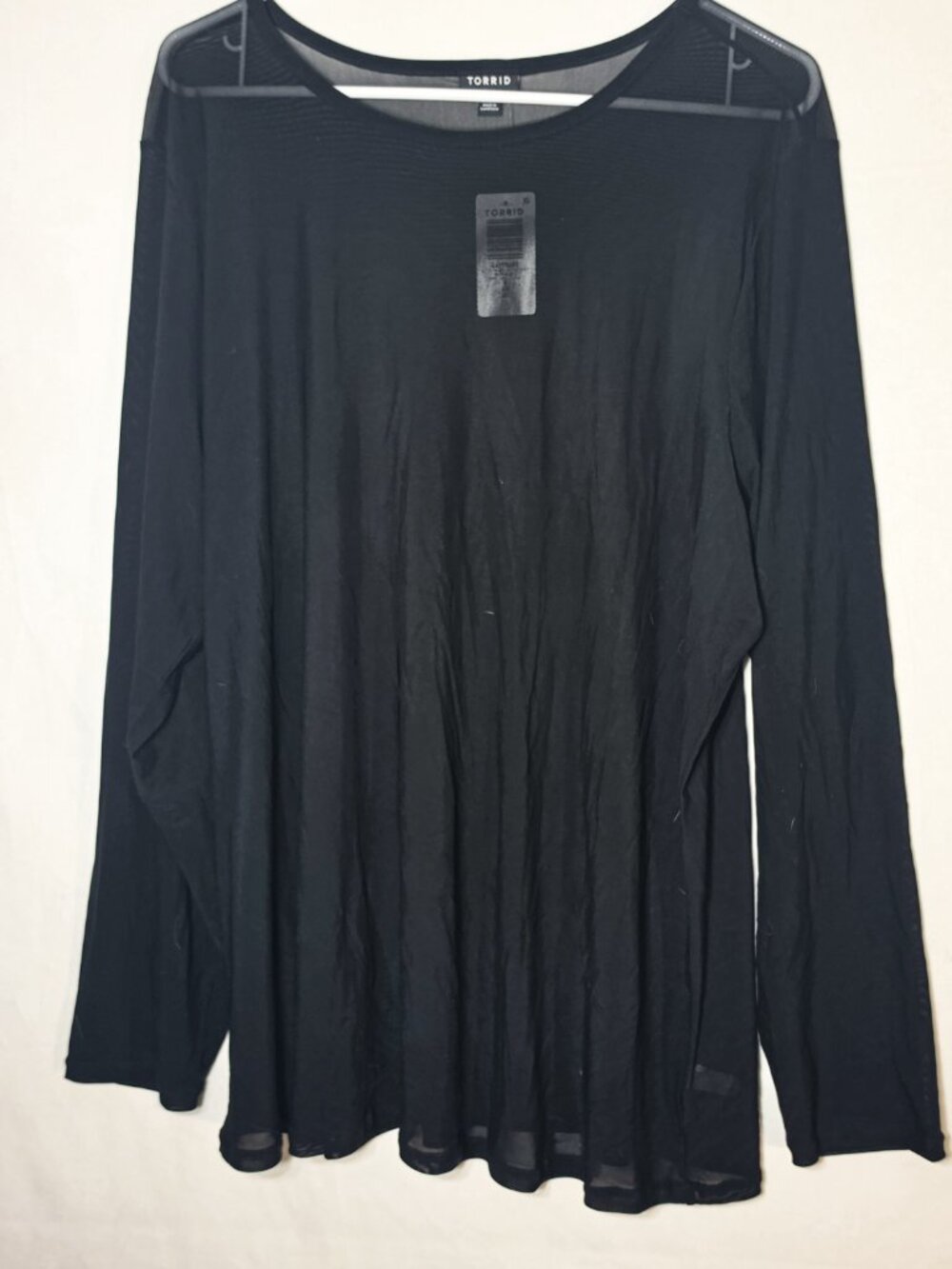 Torrid New With tags Sheer Top 4X